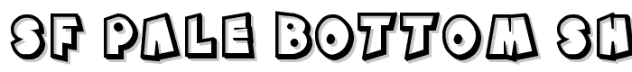 SF Pale Bottom Shaded font